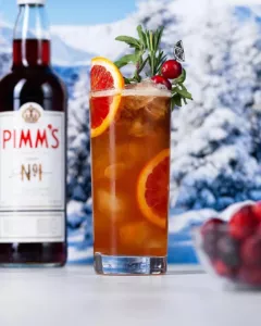 Winter Pimm's Cup Cocktail Recipe